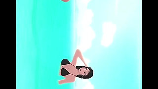 Hot girl going to beach ek boyfriend with