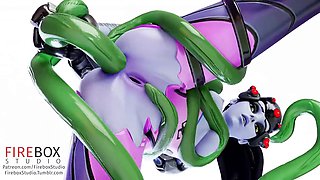 Compilation, 3d animation, girling