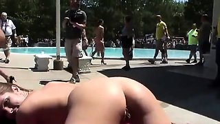 American Outdoor Public Nudity with Blondes and Brunettes