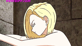 Android 18 ( Dragon Ball Z ) Prostitute Outdoor ( Cartoon Parody )