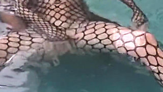 Jessica Bunny Underwater Romance Oral Vibrator Pussy