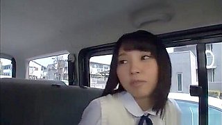 Sexy Asian babe, Miu Mizuno enjoys car sex