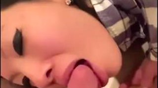 Aakira Asian MILF Blowjob Spooning Facial: Cumshot, Mature  Deep Throat Porn