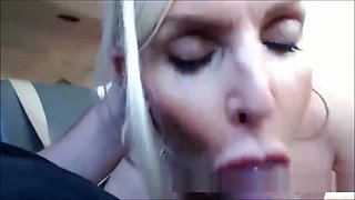 My Wife Blowjob And Fuck On Public Parking In Car