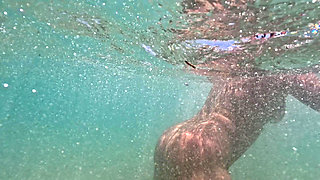 Naked in Paradise - Underwater Ocean Playtime