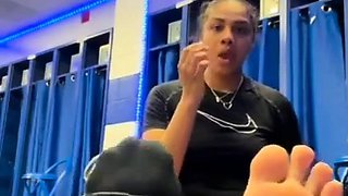 Naughty amateur teen has a voyeur fetish