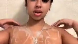 Chubby Brunette Big Boobs Dildo Masturbation