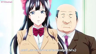 Robbie Roy Fucks Teacher in Front of Boyfriend - Anal Creampie Hentai