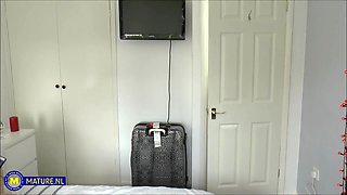 Valentino Bianco Is An Italian Au-Pair To Help Out Gilf Lacey Starr... Eating Out Her Pussy That Is