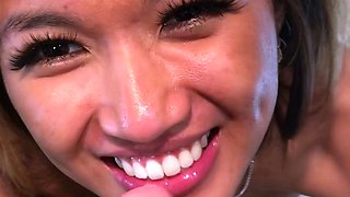 Jessy funny amateur teen brunette toying