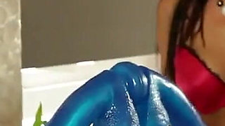 Roxy Taggart a Slutty Fresh Girl with Brown Hair Penetrates Herself with Sex Toys and Stimulates Her Clit