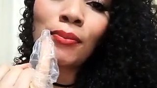 Femdom fetish humiliation slut handjob and fuck