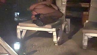 Midnight Poolside Tease