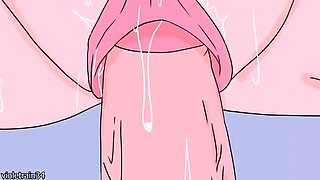 Hinata takes Naruto's hot load deep inside - uncensored hentai creampie