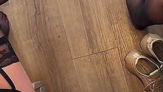 Art Student Hot Blonde Cheerleader Invites Her Dorm Friend From College to Play a Cock Handjob Game