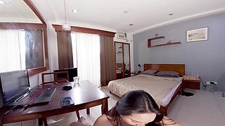 A Filipina Hotel Cleaner Came Into My Room.