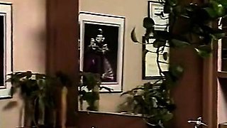 Ebony Ayes, Billy Dee, Jon Martin in retro porno clip with