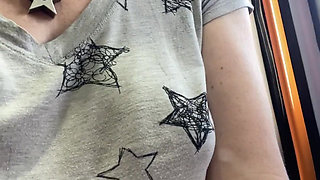 Pussy N Pubes Play in Transport Makes My Fingers Smell Amazing!