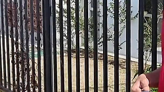 Pregnant Woman Has Quick Sex with Her Neighbor on the Stairs of Her Building - Savannah Watson