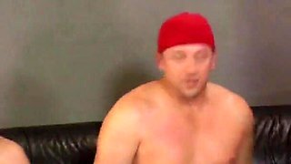 Sexy horny MILF gets threesome hard fuck