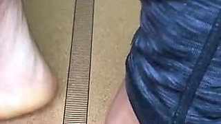 Ebony Girl Does Yoga Feet & Toe Stretches