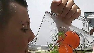 Compilation of Slurping Piss From Glass #2