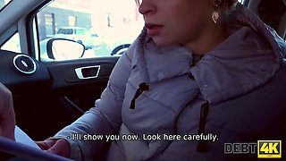 Debt4k. teen stunner wants to go shopping but first ever she sucks rod