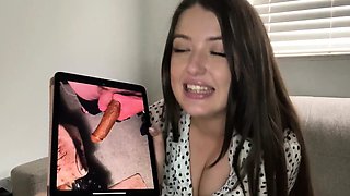 SPH solo GF talks dirty to small cock BF