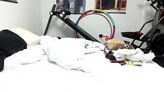 Chubby Busty Teen Solo Masturbation