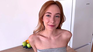 My stepsister was hungry and I made her dumplings and fucked her