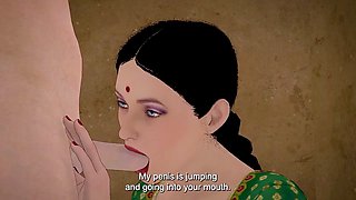 Desi Indian beauty Desi Rajsthani Chori gets it on with her devar