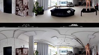 Tight Titty T-Shirt 360º - Gorgeous Babe Solo Striptease Immersive