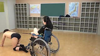 College Girl Makes Teacher Pull Carriage And Whips Him