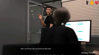 Big Boob Office Secretary Cartoon Sex - Kimmytoons Animated Blowjob HD