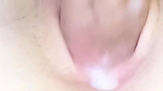 Close-up Teen Pussy Fucked Hard and Creampied