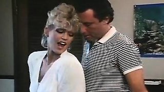 Amber Lynn, John Leslie in amazing retro sex video with