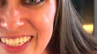 Lauren Smith Jerks the Jizz All Over Her Huge Tits