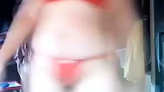 Asian MILF Teases on Webcam in Panties