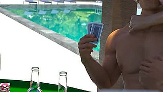My Italian Hot Wife: Husband Plays Poker with His Friends While His Hot Wife Parades Around Them in Bikini - Episode 15