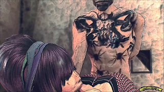 Desi stepmom in a wild 3D animated sex scene