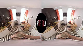 Georgie Lyall VR Porn: Oven Heat, Mom Takes It Deep - VirtualTaboo