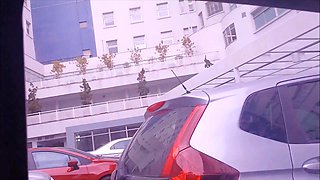 App Driver Fucks Young Girl and Makes Her Pee with Lust