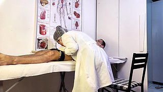 Patient Becomes Rigid in Front of the Nurse During the Examination