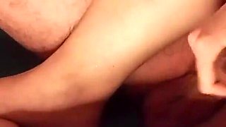 Romantic Bath Handjob From Behind Until Cum