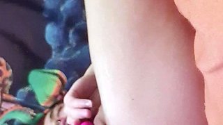 Sexy teen ebony solo toy masturbation