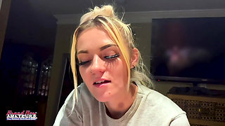 Manipulating my Sassy body rub girl into showing off body