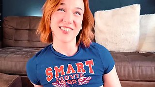 Small titted teen redhead fucked