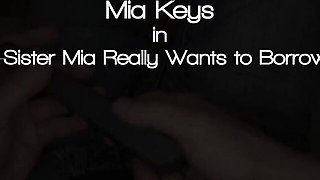 Indescribable Mia Keys and Mia Bandini's latina clip