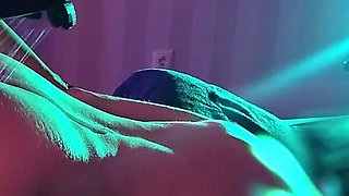 Glow Fisting 3 Extreme Massive Dildo Pegging Adelina Noir Pegging Fistdude with a Massive Dildo