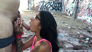 Webcam records amateur teens blowjob